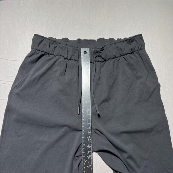 Lululemon Keep Moving Pants Womens 8 Black Pull On Tapered Joggers High Rise - Picture 12 of 16